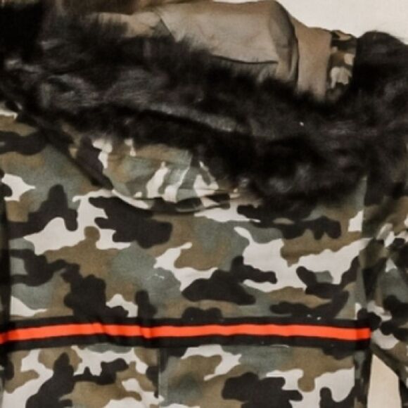 Camo Faux Fur Hooded Parka‎ - Picture 11 of 15